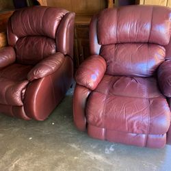Leather Recliner Chairs 🔴🔴🔴🔴🔘