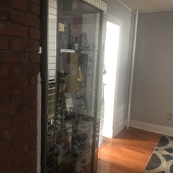 Beautiful China closet to match the dining room