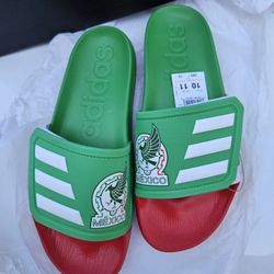 Mexico Adidas Slides