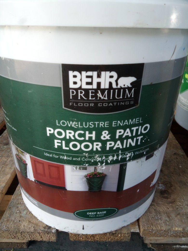 5 Gallons Porch & Patio Floor Dark Gray Paint