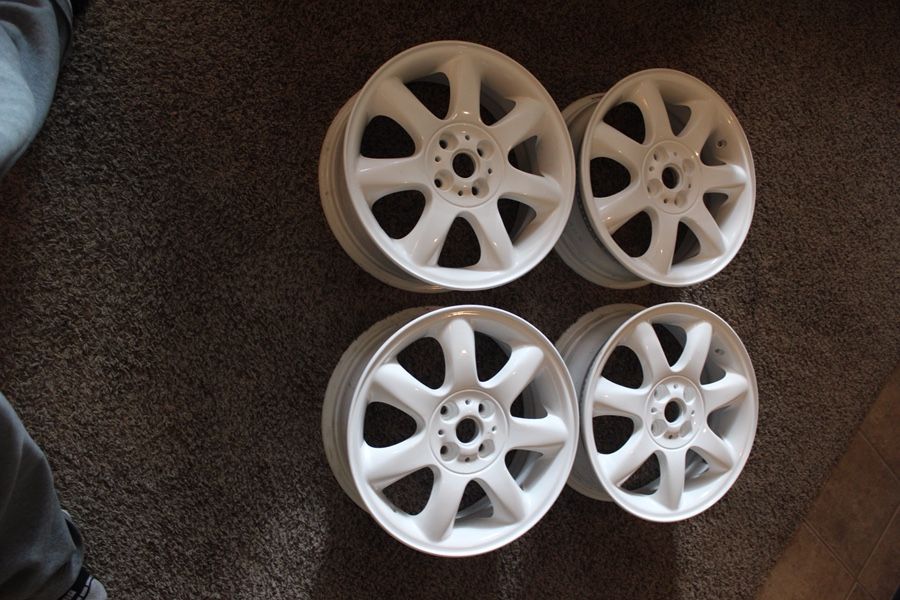 Genuine Mini R94 Bridge Spoke 16” (4x100) White rims