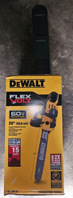 DEWALT
FLEXVOLT 60-Volt MAX 20 in. Brushless Cordless Battery Powered Chainsaw and Case (Tool with Case Only)