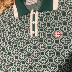 Green Casa Blanca Shirt Size S M 