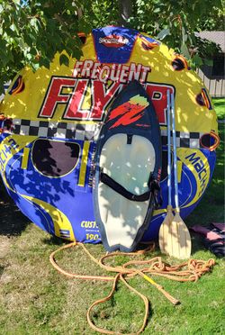 Tube, Knee Board, Rope, Paddles 