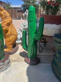 New Cactus made out of cement