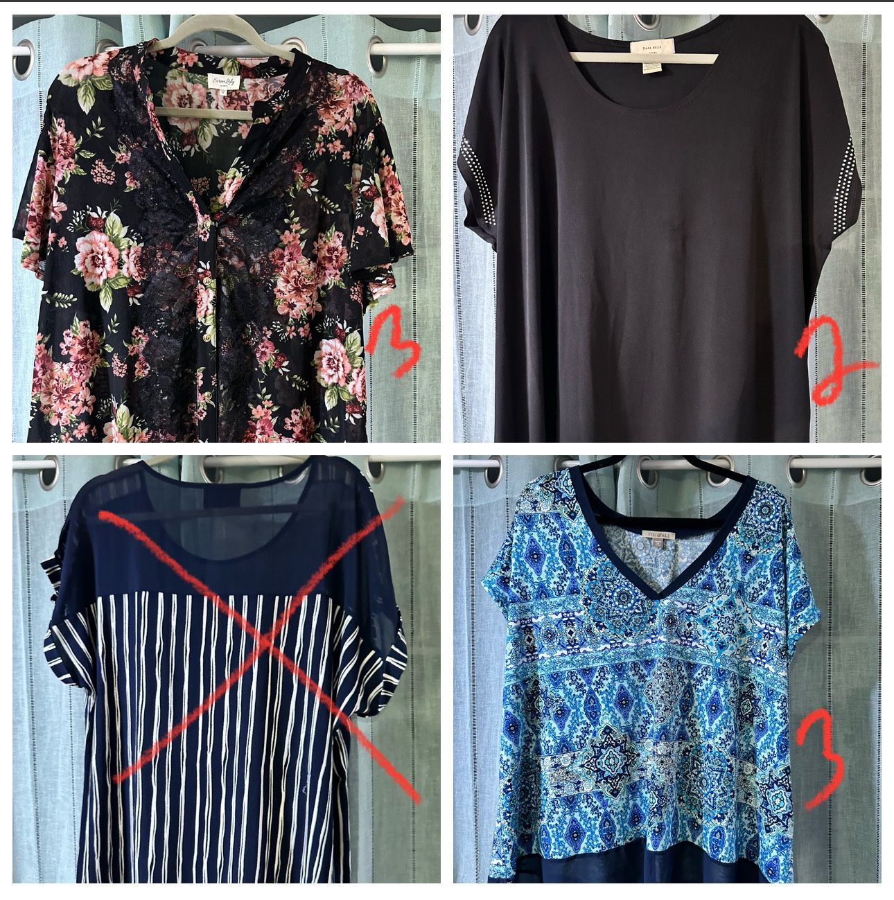 Women’s Blouses 2x & 3x
