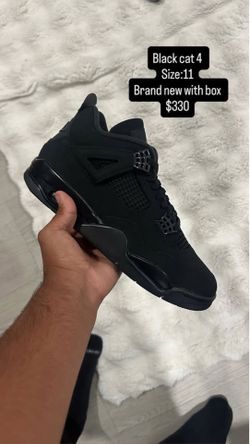 Jordan 4 black cat size 11