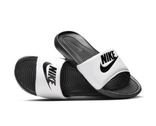 BRAND NEW Nike Slide Sandals Black and White - SIZE 10