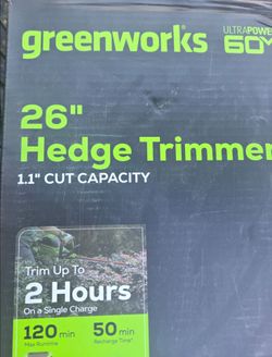 Hedge trimmer 26 inches new new new