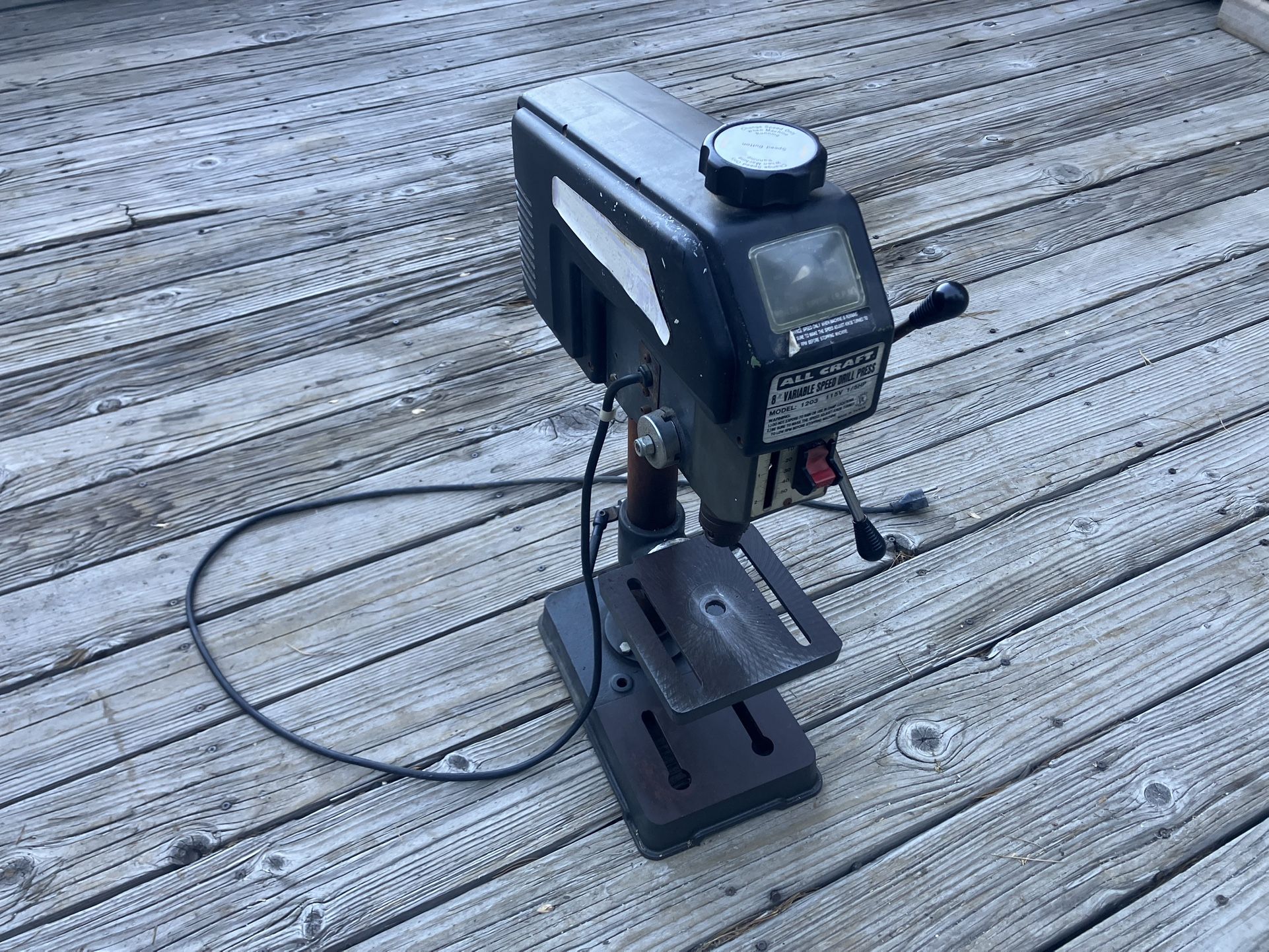 Variable Speed Drill Press