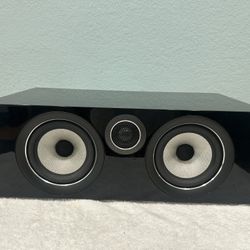 Bowers & Wilkins HTM72 S2 Center Channel Speaker; Gloss Black (NO COVER)