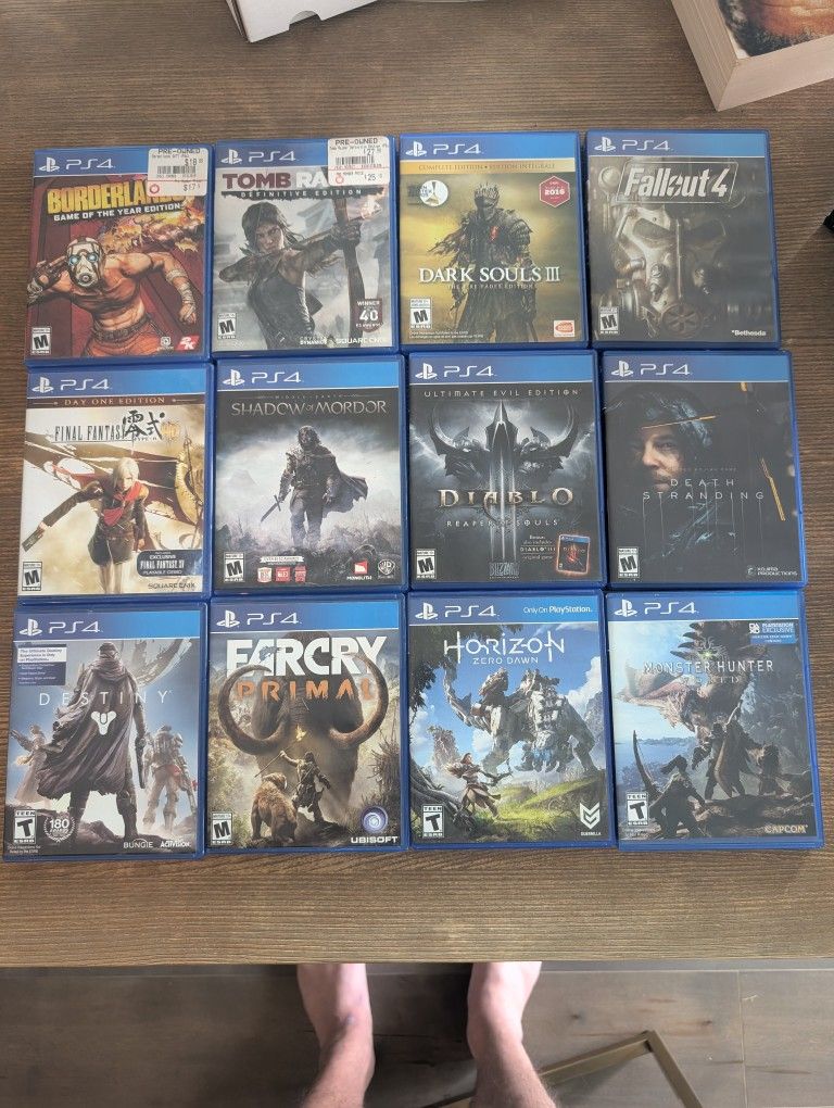 Lot Of 31 PS4 Games