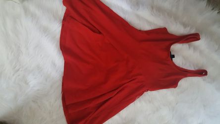 red dress