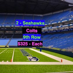 Seahawks Colts Tickets