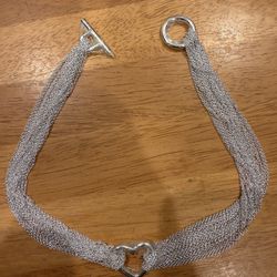 Tiffany Heart Necklace 15.5” Length 