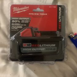 Milwaukee High output M18 Red Lithium Xc 8.0