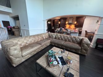 Bernhardt Leather Sectional