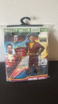 Shazam! Child Costume Size Small 4-6