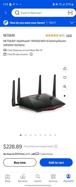 Netgear Nighthawk Router Wifi 6 XR1000