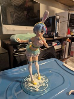 Taito Precious Figure of Rem from Re:Zero - Starting Life in Another World, specifically the Happy E