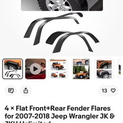 Jeep Wrangler Jk Fender Flares