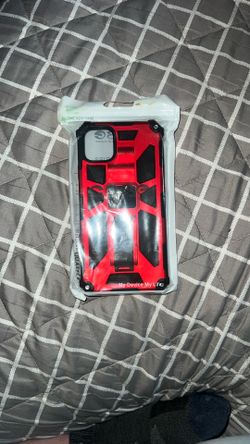 Phone Case for iPhone 11 Pro Max(6.5") Heavy Duty Stand Hybrid [Military Grade] Rugged with Built-in Kickstand- Red