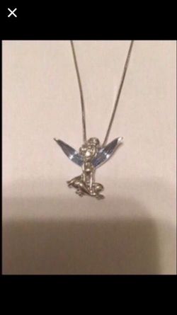 Silver Tinkerbell and silver chain. Brand new. Never worn
