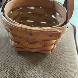Signed And Dated 1995 Small Longaberger Basket