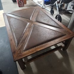 Coffee Table With Inlay. 
