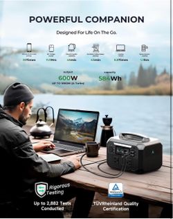 Ampace 600watts portable power station
