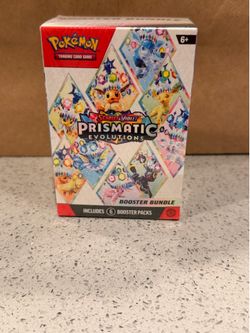 Pokémon card booster bundle prismatic evolution