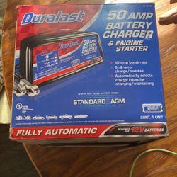 Duralast 50 Amp Battery Charger And Engine Starter