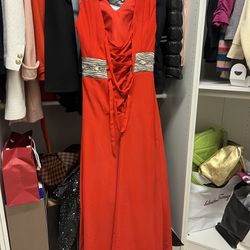Small Size Red Dress $60