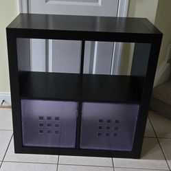 IKEA KALLAX Shelf Unit 
31" x 31" x 16" BLACK