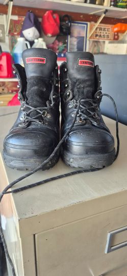 Craftsman Black Leather Work Boots