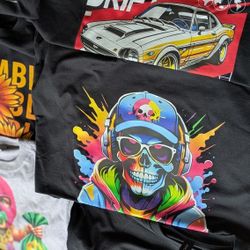 Custom Graphic T-Shirts 🔥 Bright DTF Prints (New)