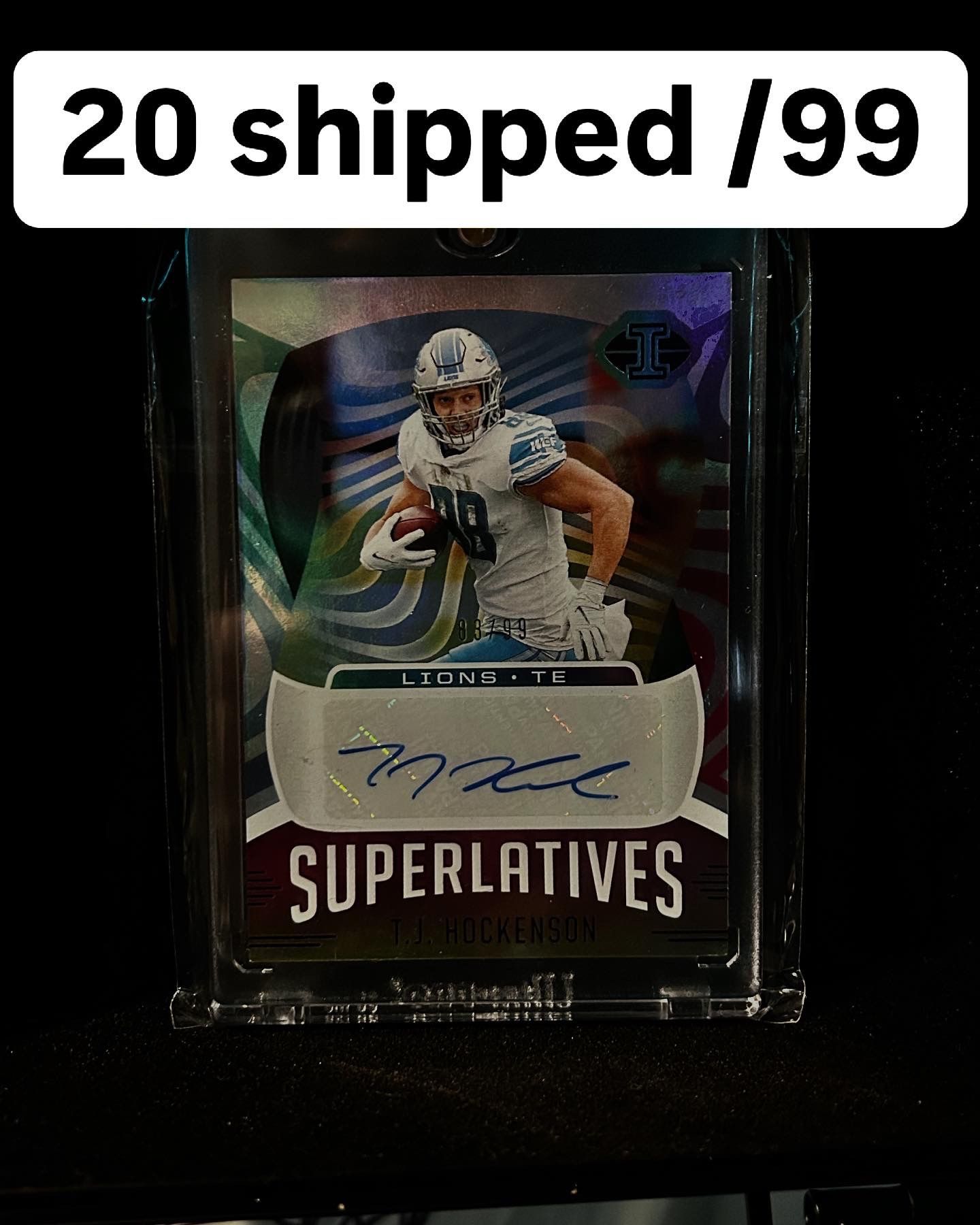 Tj Hockenson Auto /99