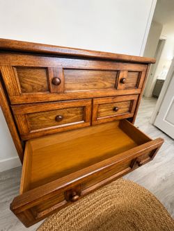 Mission Style Wood Dresser / Chest of Drawers