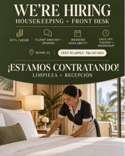 Vacantes de empleo en hotel.