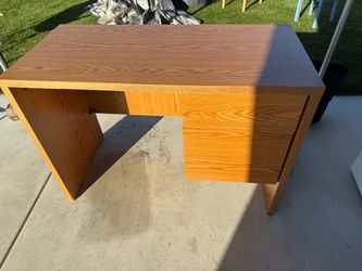 Solid wood computer table with drawer- heavy
