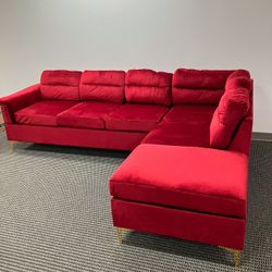 Sectional Red New 