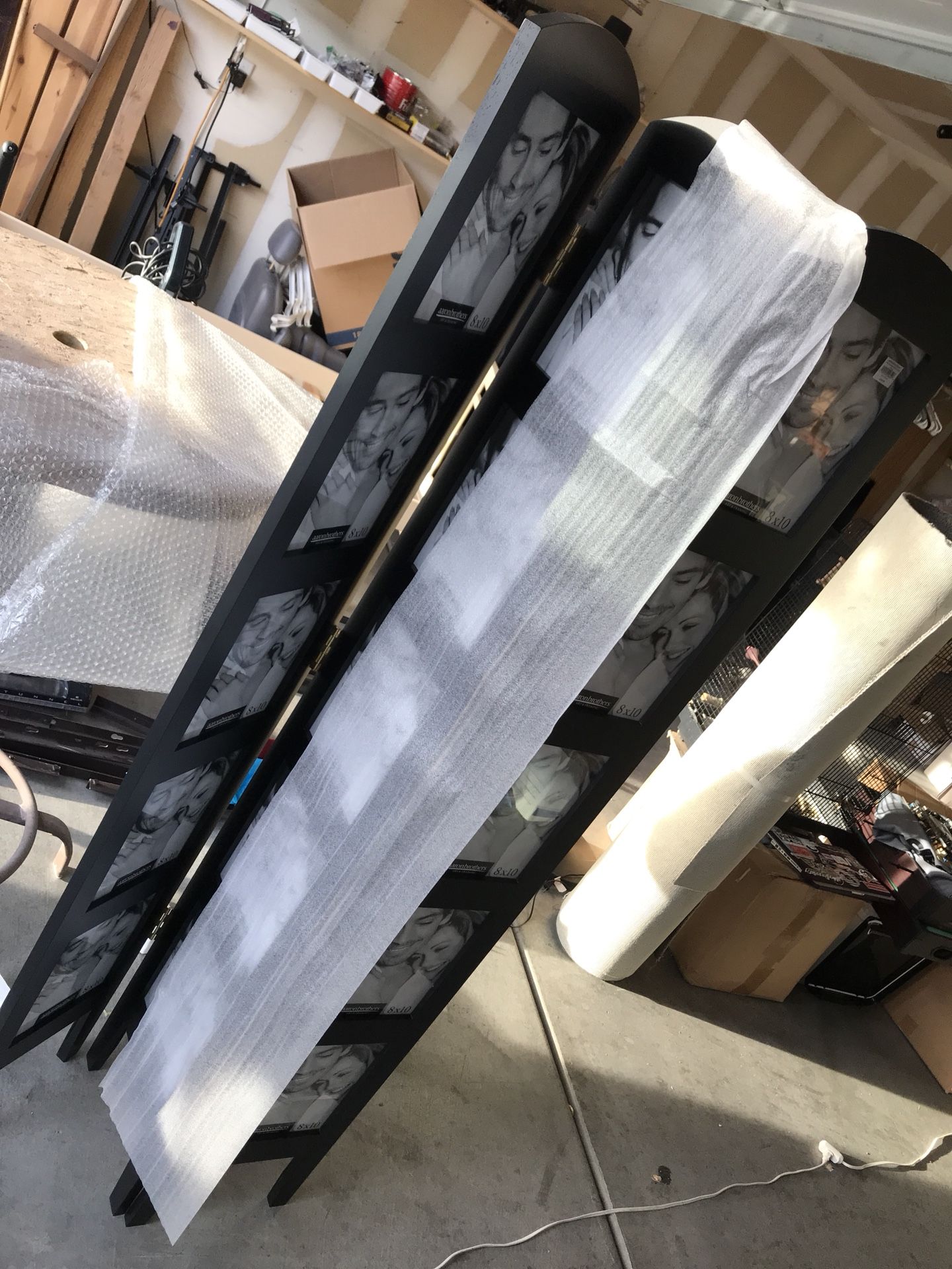 Black elegant Aaron brothers picture frame(15pcs, 8x10”)/room divider