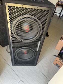 DD AUDIO SUBWOOFERS AND BOX FROM DD AUDIO