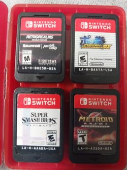 4 Nintendo Switch Games $40 Each