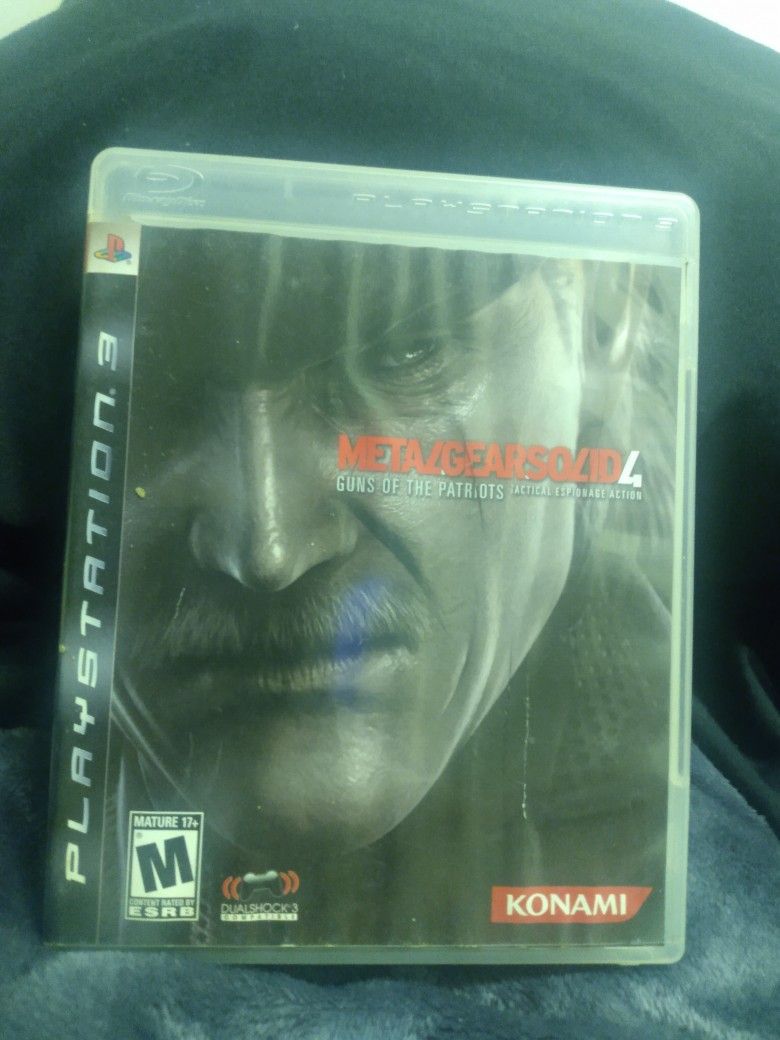 PS3 Game Metal Gear Solid 4
