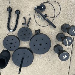 Workout - Dumbbells - Weight Plates