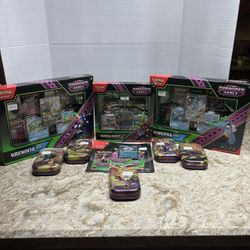 Pokemon Shrouded Fable Greninja EX, Kingdra EX, Kingambit Special Illustration Collection