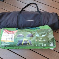 Coleman 6 Person Tent, EDDIE BAUER Gazebo  GC