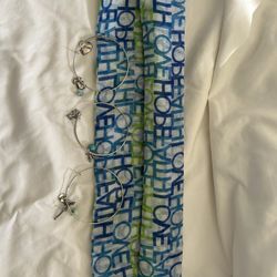 Scarf And Matching Bracelet Set, Love, Faith, Hope