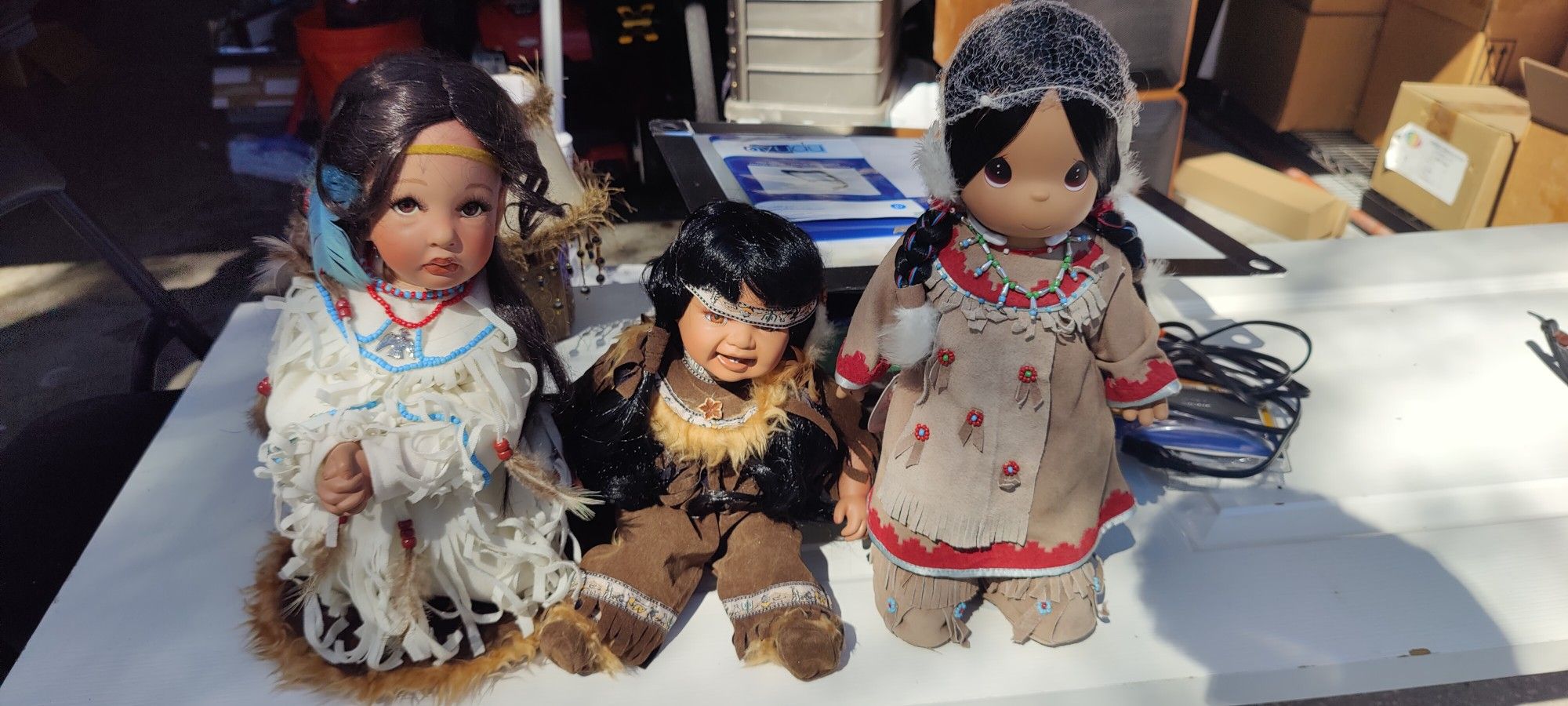 Native American Porcelain Dolls